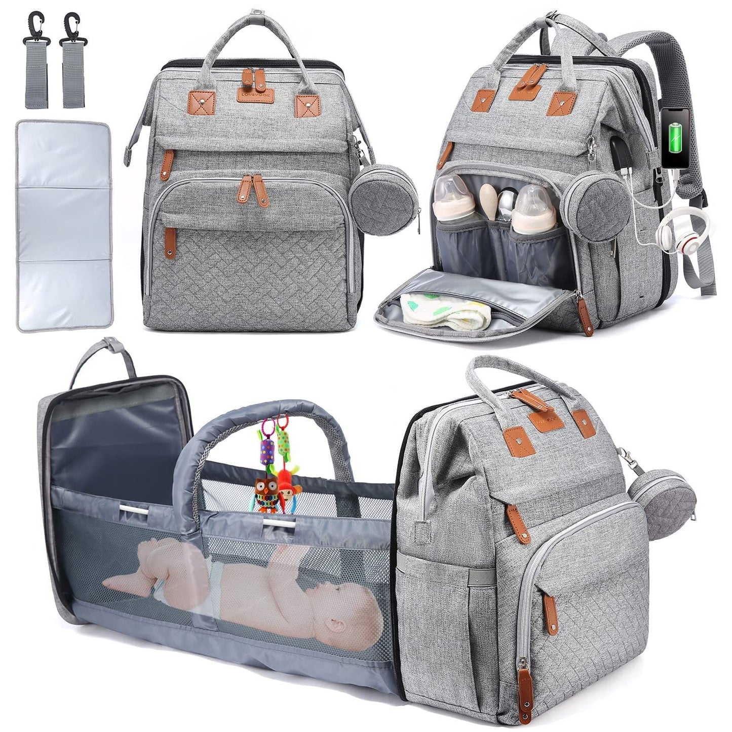 🔥 Last Day Only! 60% OFF the Ultimate Diaper Bag Backpack