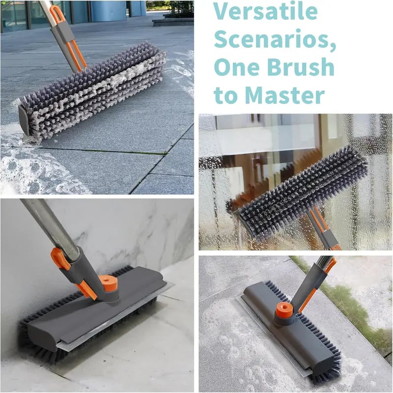 🎄3 in 1 Scrape and Heavy-Duty Stiff Bristle Scrubber Brush