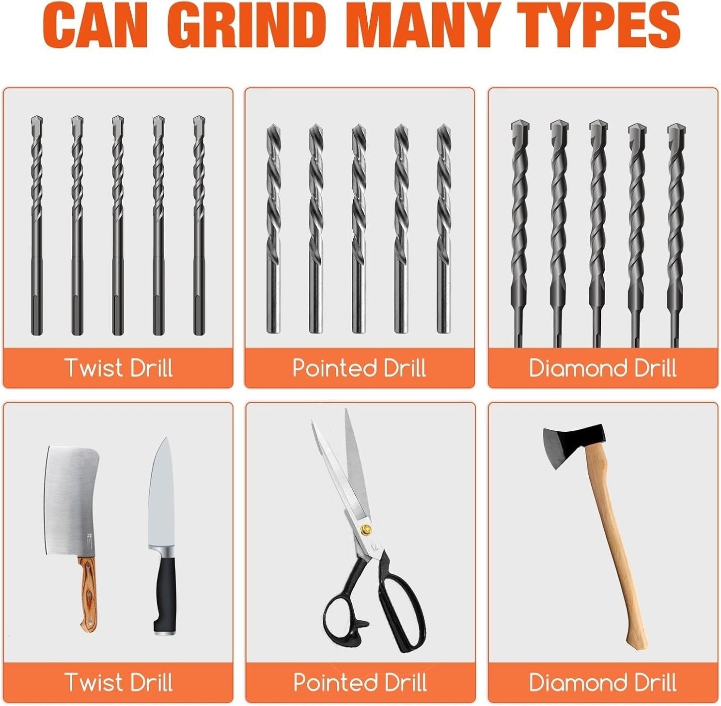 🏆Flash Sale⚡ 50K+ SOLD! Multi-Function Drill Bit Sharpener!!!