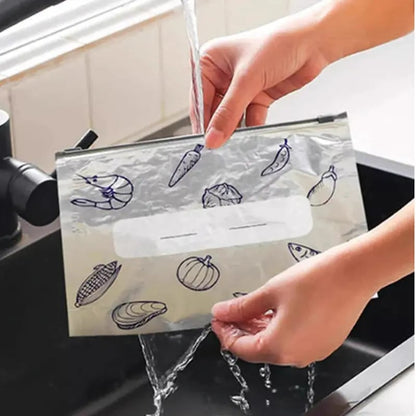 🔥 2026 New | 60% OFF Today! 🔥 30pcs Reusable Vacuum Zip Foil Food Storage Bags