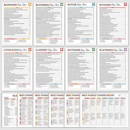 🔥🔥ADHD Cleaning & Organizing Toolkit - Chore Planner✔