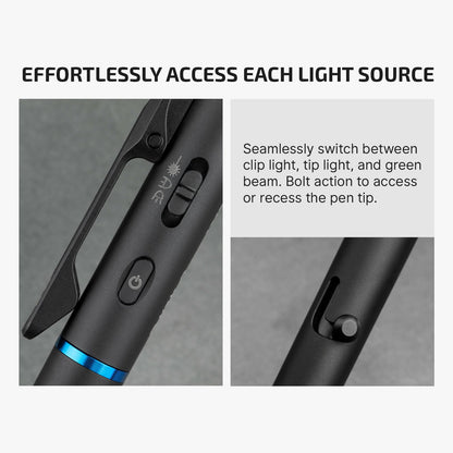 49% OFF This Week 🎉🎉O'Pen 3 Multifunctional Pen Light with 120 Lumens & Green Laser