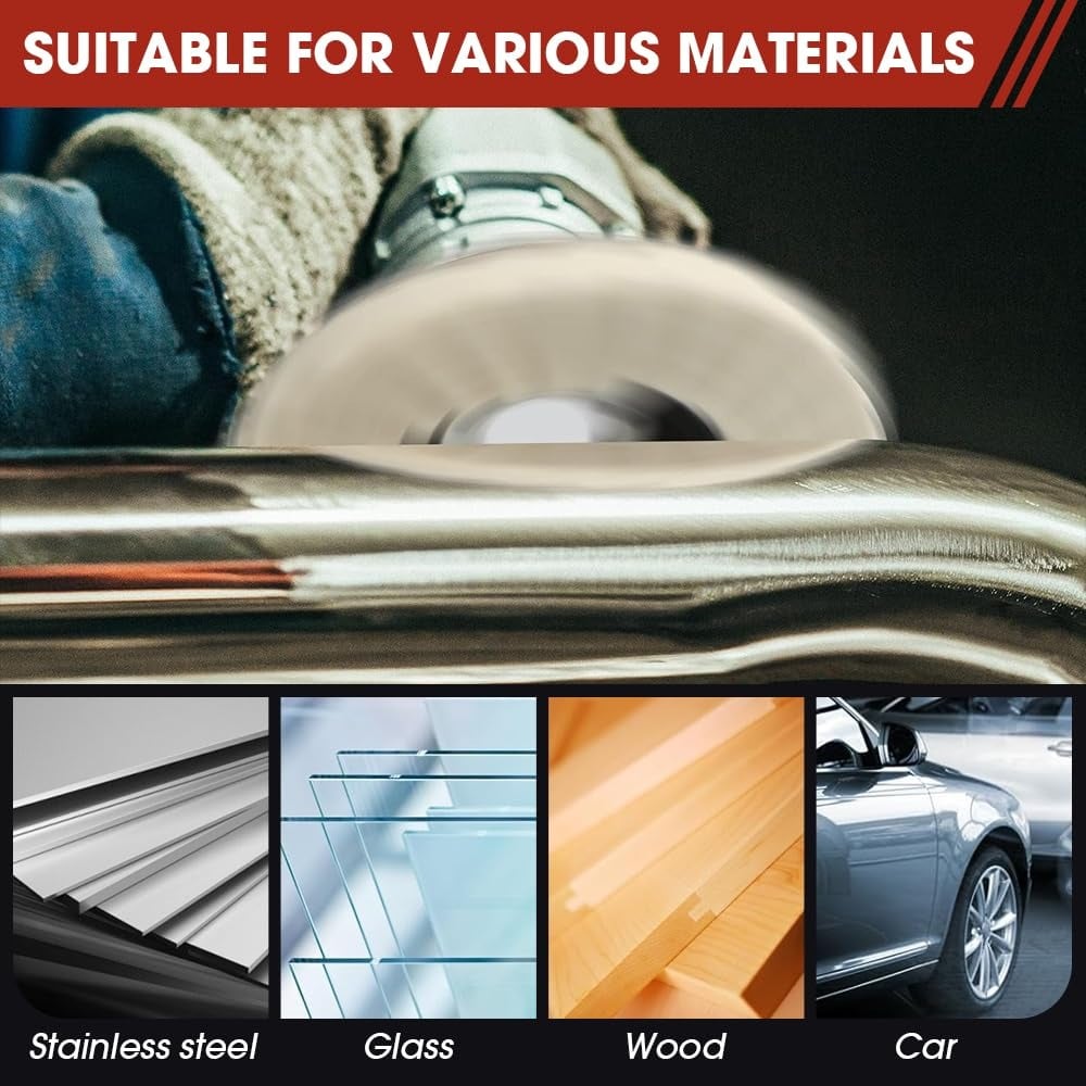 🔥 60% OFF Today! Wool felt polishing flap disc. Easy mirror finish.