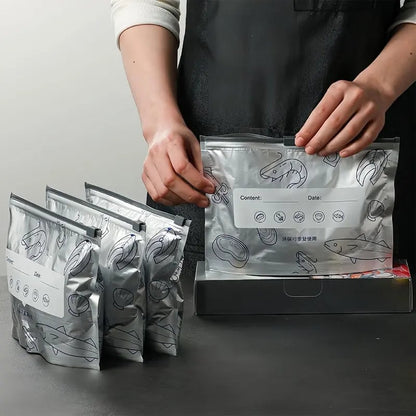 🔥 2026 New | 60% OFF Today! 🔥 30pcs Reusable Vacuum Zip Foil Food Storage Bags