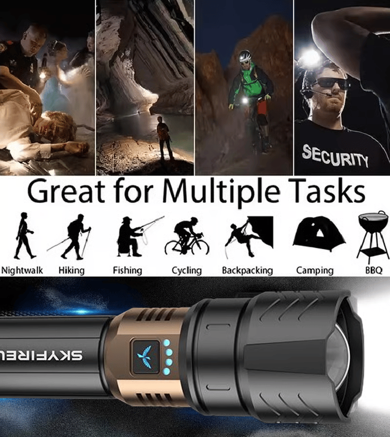 🔥2026 The Ultimate SKYFIRE 1097 Survival Flashlight