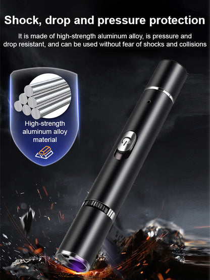 ⚡ High-intensity precision light 🔦 Focused long-range beam, ideal for signaling and professional use, rechargeable and long-lasting 🔋