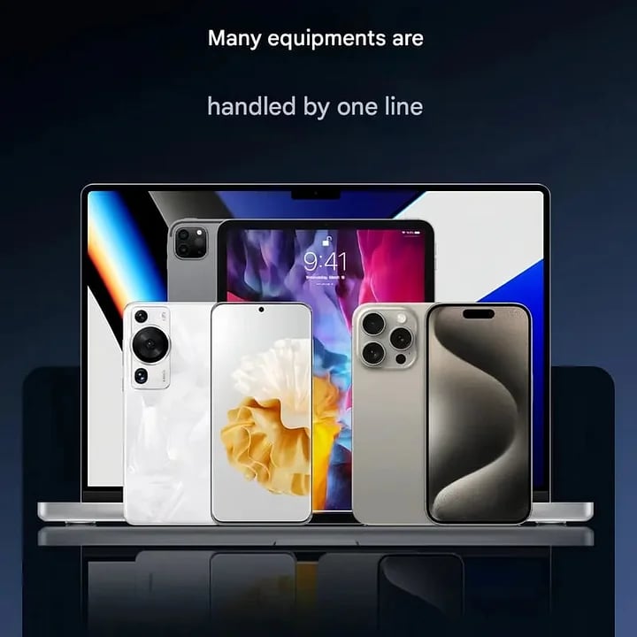 ⚡ MFi-Certified 2-in-1 Invisible Holder Charger | 240W Fast Charge 🔥