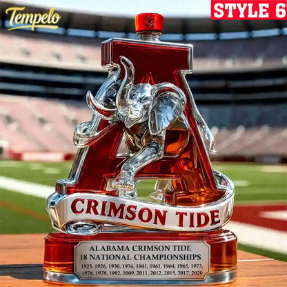 🔥 60% OFF Today – Alabama Crimson Tide 18× National Champs Whiskey Bottle