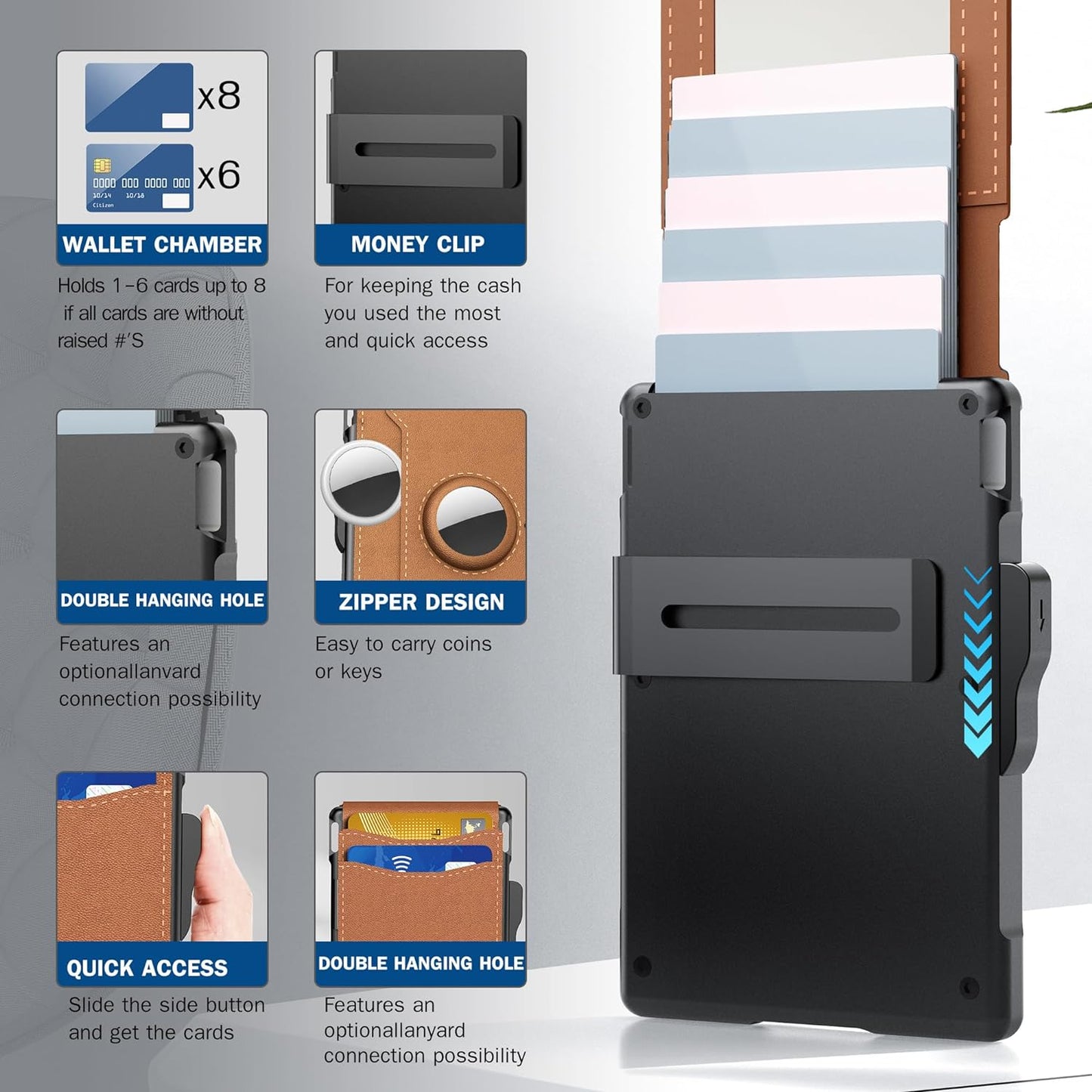 🎁Last Day 49% OFF✨AirTag Wallet for Men