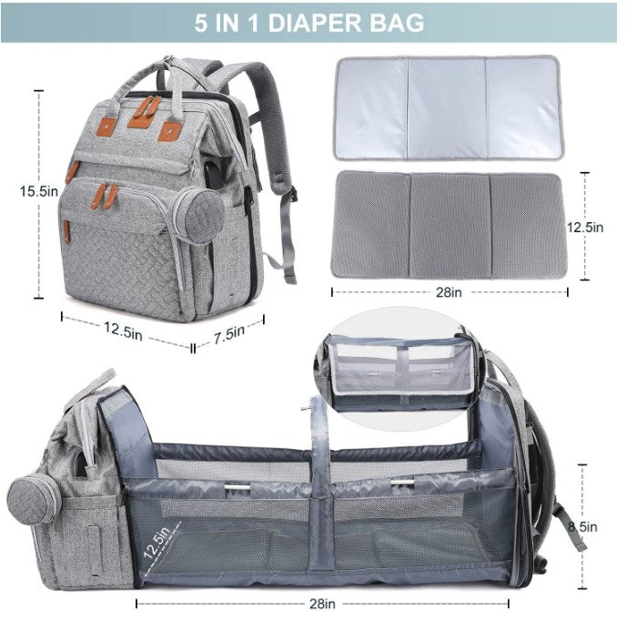 🔥 Last Day Only! 60% OFF the Ultimate Diaper Bag Backpack