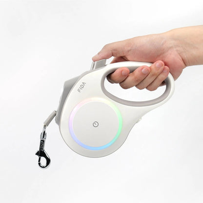 🔥 60% OFF Today! FIDA LED lighted retractable dog leash. Safer night walks.