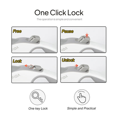 🔥 60% OFF Today! FIDA LED lighted retractable dog leash. Safer night walks.