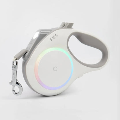 🔥 60% OFF Today! FIDA LED lighted retractable dog leash. Safer night walks.