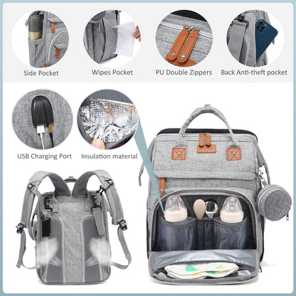🔥 Last Day Only! 60% OFF the Ultimate Diaper Bag Backpack