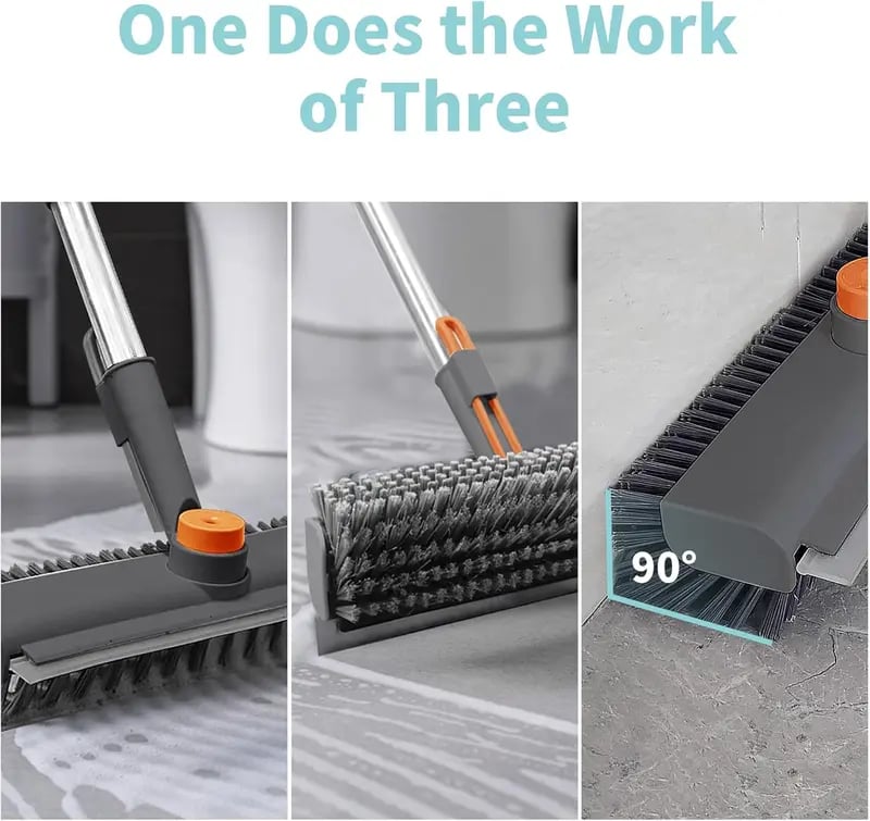 🎄3 in 1 Scrape and Heavy-Duty Stiff Bristle Scrubber Brush