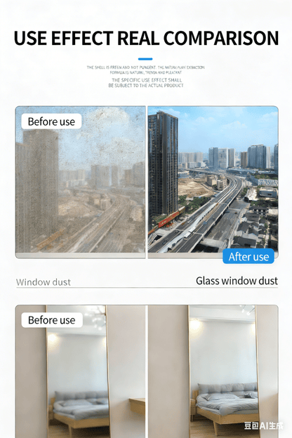 🚗🧼 Multi‐Surface Oil Film Cleaning Brush for Auto & Household Glass – Glass Cleaning Board