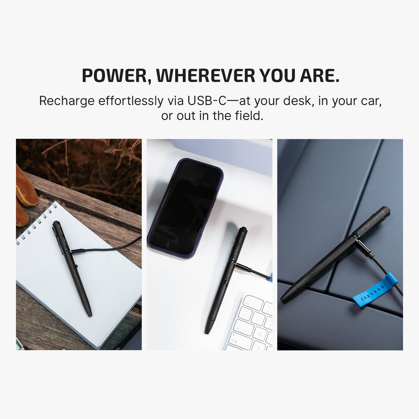 49% OFF This Week 🎉🎉O'Pen 3 Multifunctional Pen Light with 120 Lumens & Green Laser