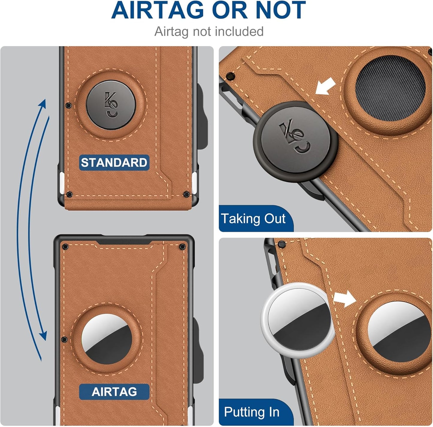 🎁Last Day 49% OFF✨AirTag Wallet for Men